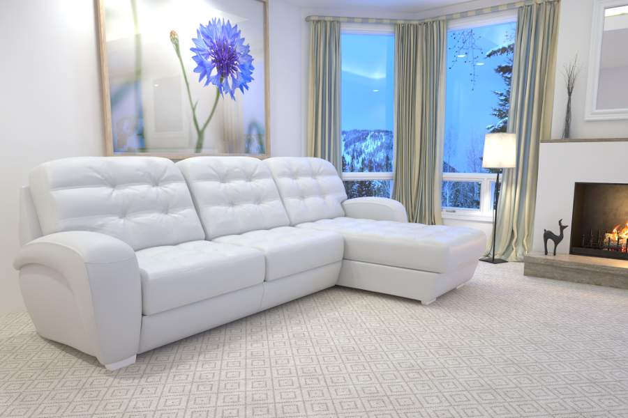Угловой диван Соло с оттоманкой LAVSOFA