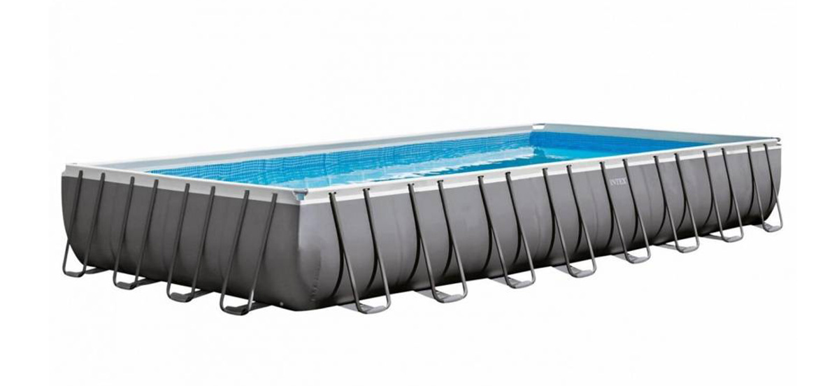 Каркасный бассейн Ultra XTR Frame Intex 975х488х132 см каркасный прямоугольный бассейн intex 300х200х75 см